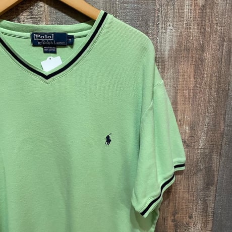 POLO リブラインTシャツ