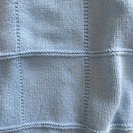 IZOD 水色コットンニット