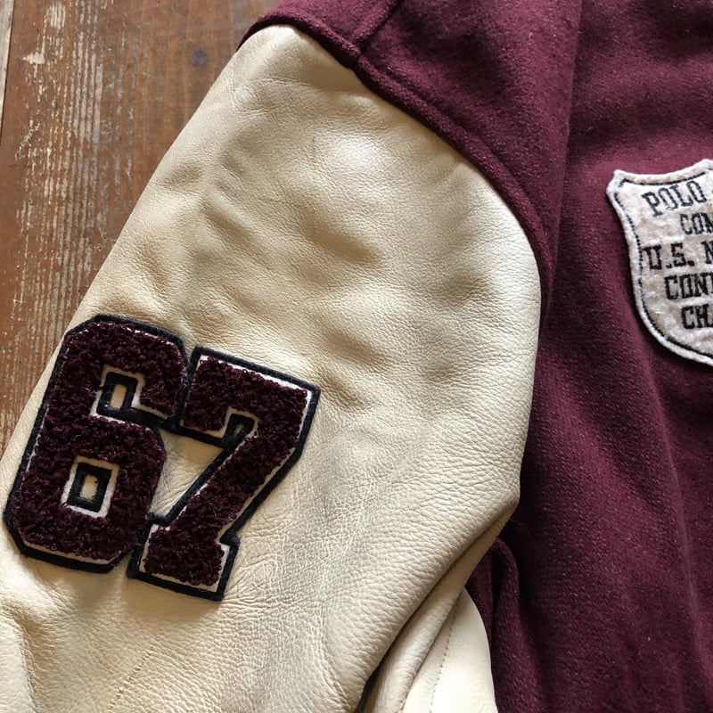 POLO by Ralph Lauren ウール　スタジャン　ラルフローレン ポロ・ラルフローレン】 ウール混・ラグジュアリースタジャン