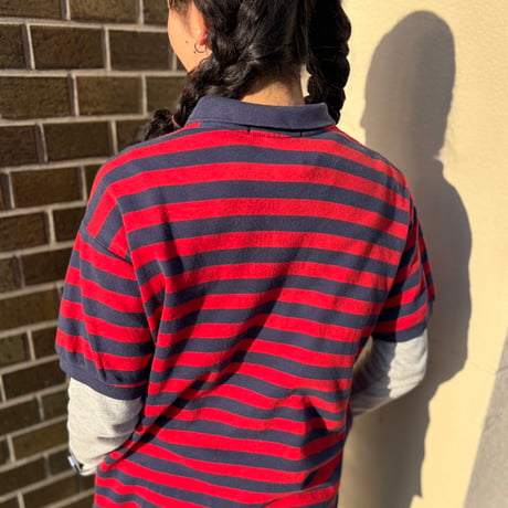 USA製　POLO ボーダーポロシャツ