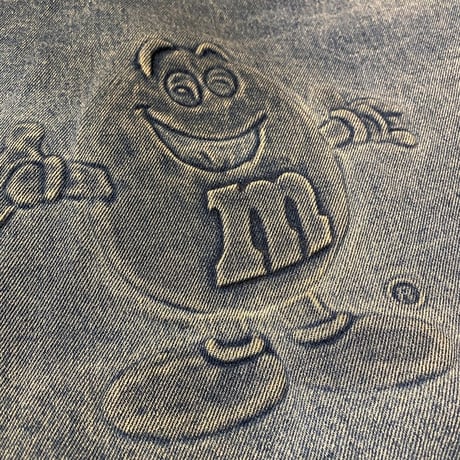 USA製 m&m's イエロー君デニムジャケット