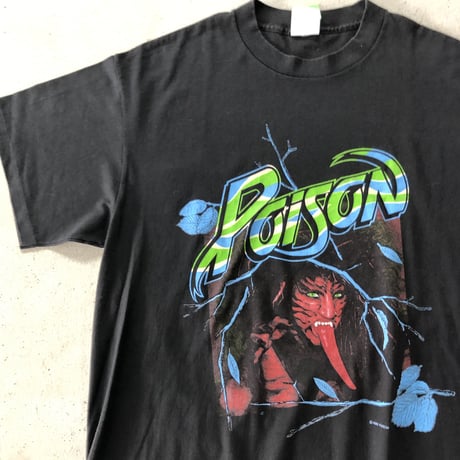 80's POISON バンドTシャツ XL