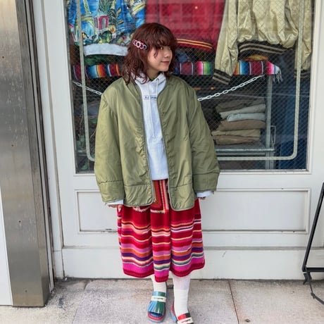 ミリタリー リバーシブル パイルライナー