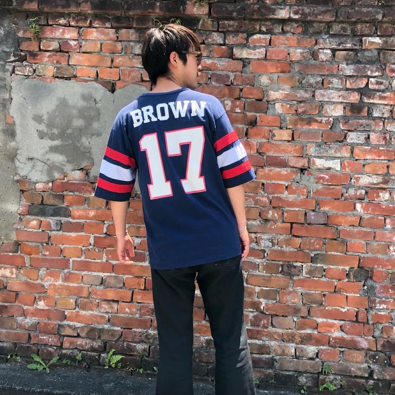 80's~90's バンドTシャツフットボールTシャツ 80s USA製 HAWAII 89 ナンバリング ツートン フットボールT