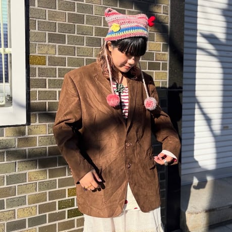 RALPH LAUREN スエードテーラードジャケット