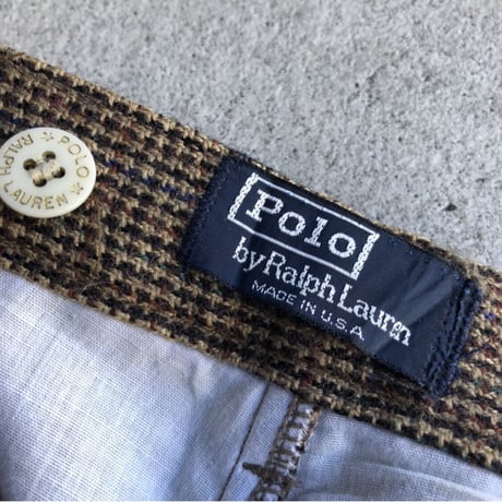Polo by Ralph Lauren アメリカ製ウールパンツW34