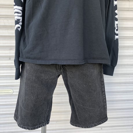 Levi's ブラックデニムショーツ