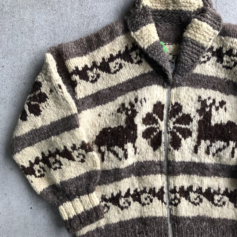 Vintage カウチンニットカーディガン | CUSTOM FEVER