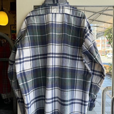 〜80'sUSA製 L.L.Bean シャモアクロスチェックシャツ L