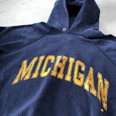 90's USA製 MICHIGAN フーディXXL