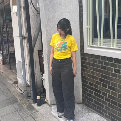 AHA シングルステッチ両面プリントTシャツ