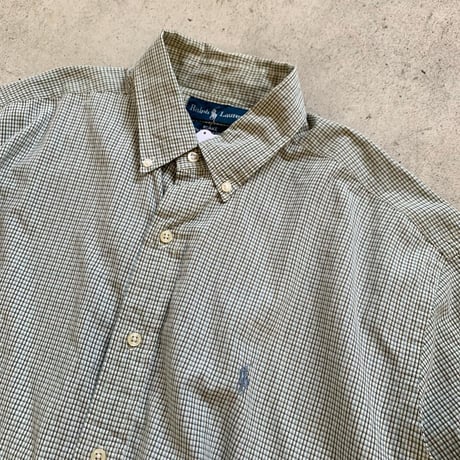 Ralph Lauren半袖チェックシャツ