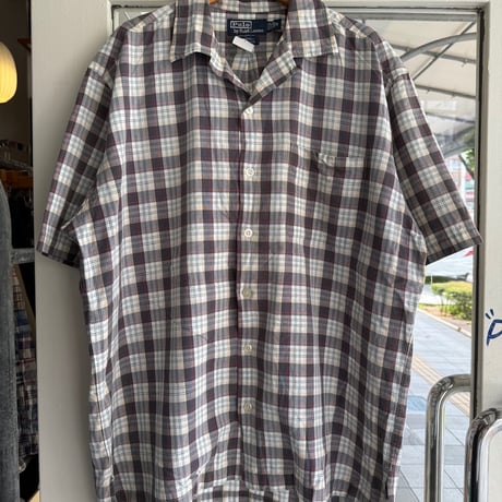 Ralph Lauren オープンカラー半袖シャツ 〝CALDWELL〟M