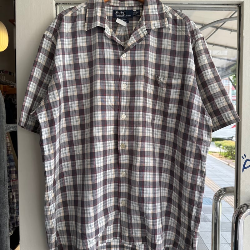 D*様 ポロ ラルフローレン 半袖 オープンカラーシャツ M CALDWELL Ralph Lauren オープンカラー半袖シャツ 〝CALDWELL〟M | CUSTOM