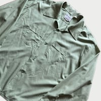 〜70's VAN HEUSENオープンカラーシャツ  XL