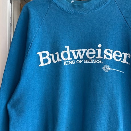 80's USA製　バドワイザー プリントスウェット