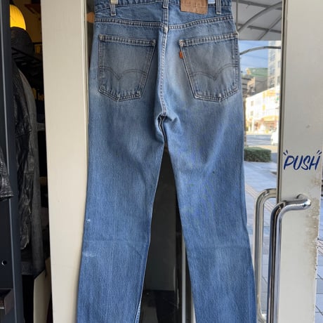 80'sUSA製 Levi's505  W32×L30 クラッシュデニム