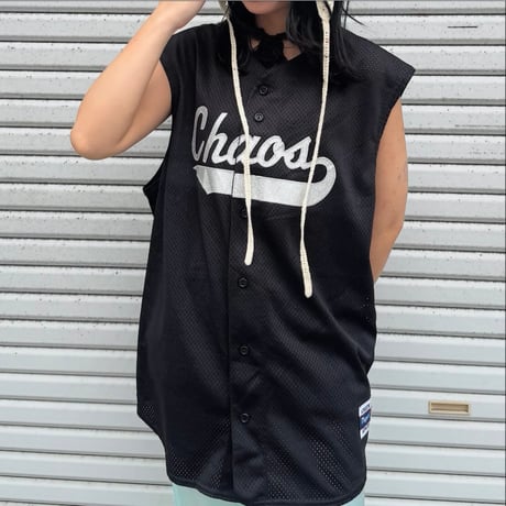 majestic メッシュベースボールシャツ