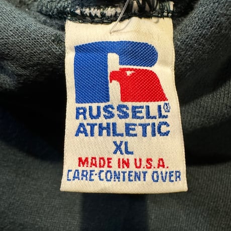 〜90's USA製 RUSSELL 無地フーディ XL
