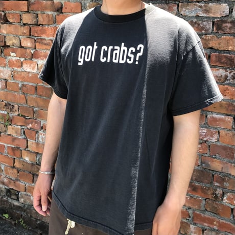 〝got crabs?〟Tシャツ L