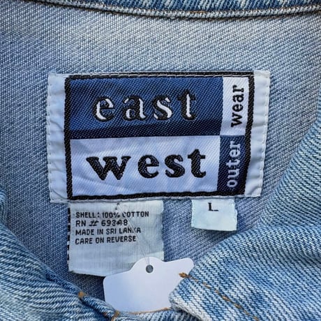east west フック付きデニムジャケット
