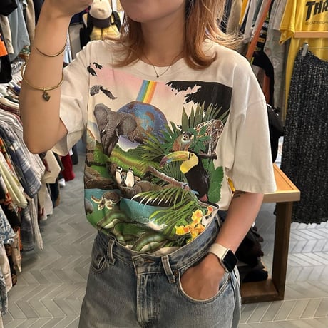 USA製Earth両面Tシャツ🌏