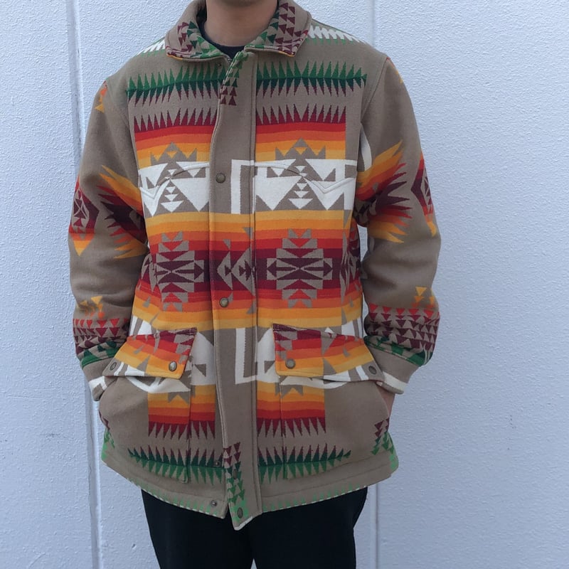 ネイティブ柄　ペンドルトンPENDLETON　WOOL JK　S(XL)