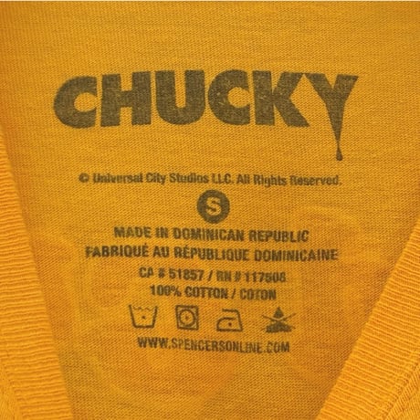 CHUCKY プリントTシャツ
