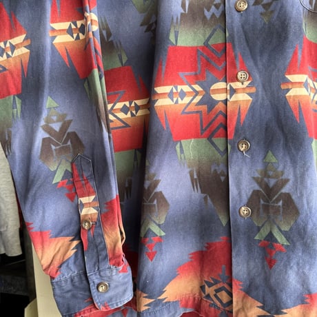 90's Ralph Lauren〝CHAMBERS〟Native Pattern L