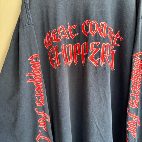 WEST COAST CHOPPERS袖プリントロンT  2XL