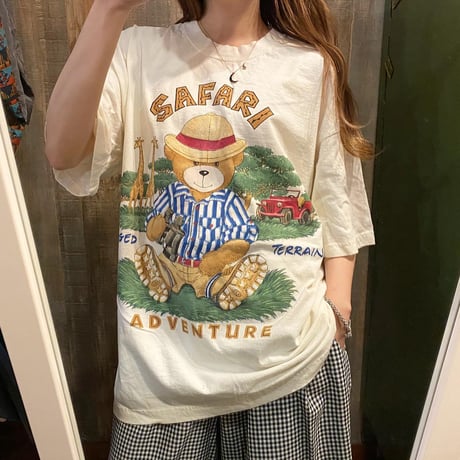サファリアドベンチャーくま君Tシャツ