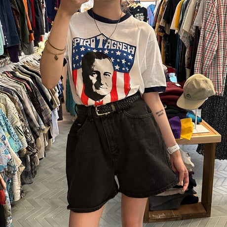 70年代リンガープリントTシャツ