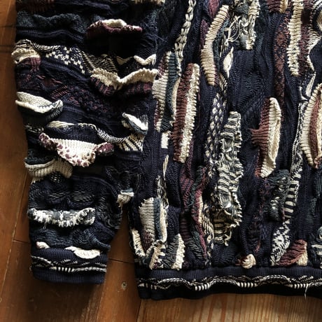 90's COOGI 3Dコットンニットセーター