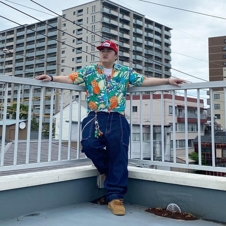 90s LACOSTE アロハシャツ