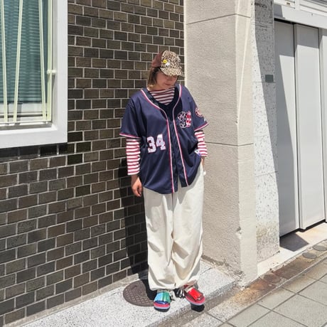 Majestic ワシントン・ナショナルズ ベースボールシャツ