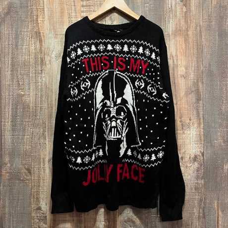 STAR WARS ダースベイダー　クリスマスニット