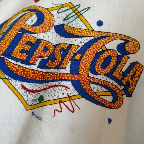 90's USA製PEPSI プリントスウェット L