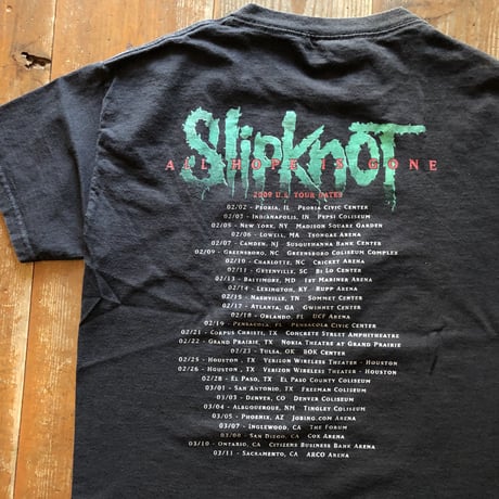 SLIPKNOT 2009 U.S. TOUR Tシャツ