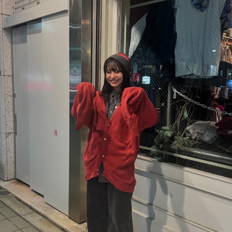 LACOSTE アクリルカーディガン