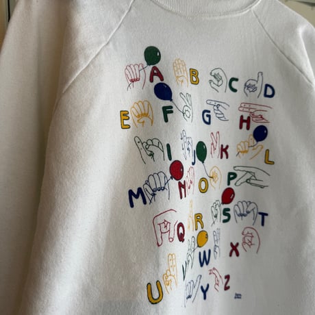 90's USA製Hanesプリントスウェット L