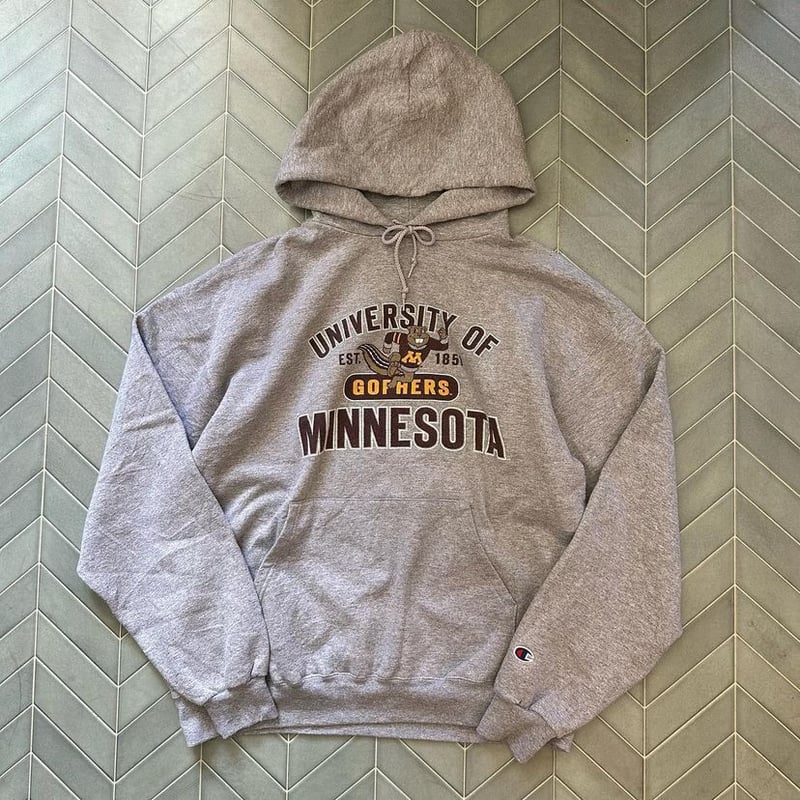 90s USA製 champion パーカー カレッジプリント タイガー 顔虎 90s USA製 champion パーカー カレッジプリント タイガー 顔虎