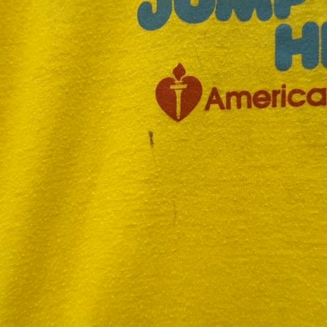 AHA シングルステッチ両面プリントTシャツ
