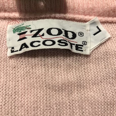 LACOSTE  アクリルニット ピンク
