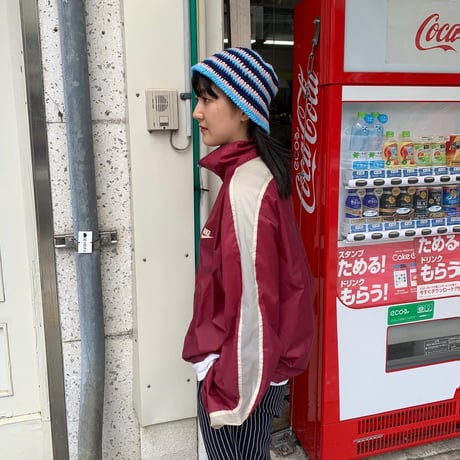 NIKEハーフジップナイロンPO