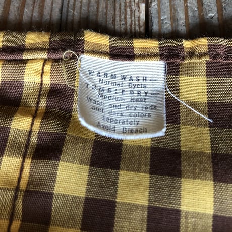 USA製70年代Leeウエスタンチェックシャツ　M