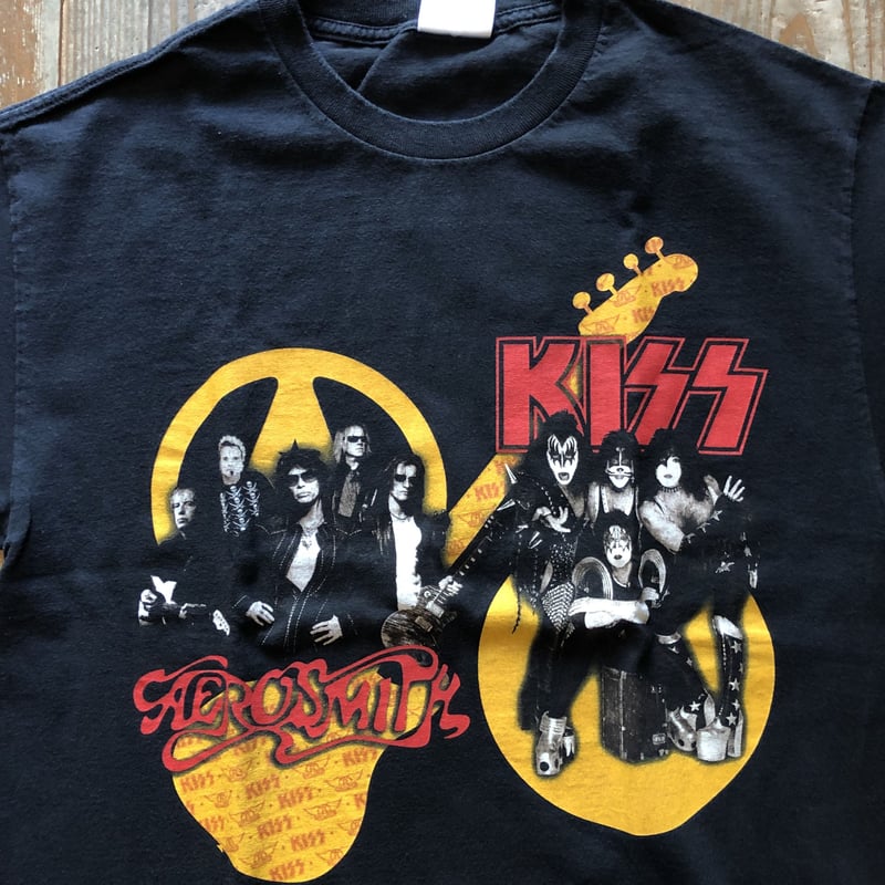 AEROSMITH & KISS バンドTシャツ | CUSTOM FEVER AEROSMITH & KISS バンドTシャツ | CUSTOM FEVER