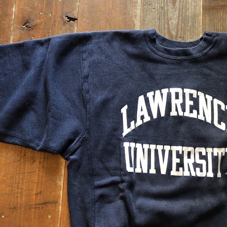 90'sUSA製LAWRENCE UNIVERSITYチャンピオンリバースウィーブXL