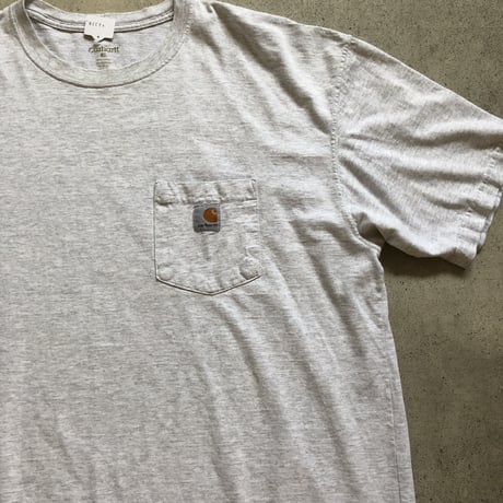 Carhartt ワンポイントポケT  アッシュXL,4XL