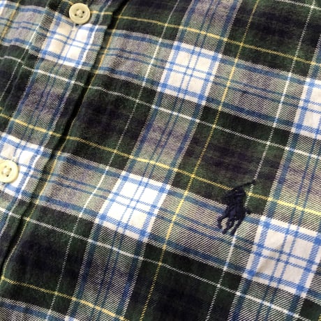 Ralph Laurenボタンダウンチェックシャツ