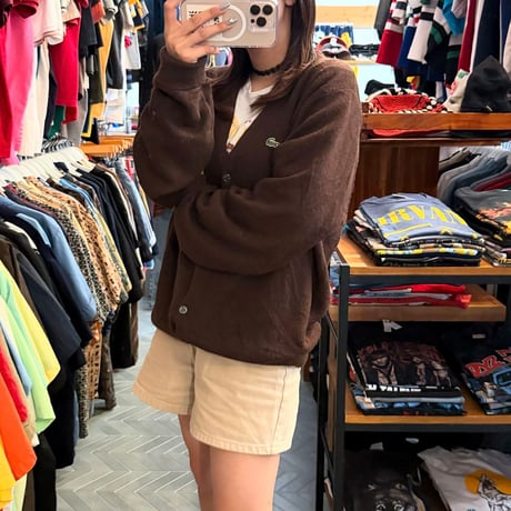 70s IZOD LACOSTE カーディガン